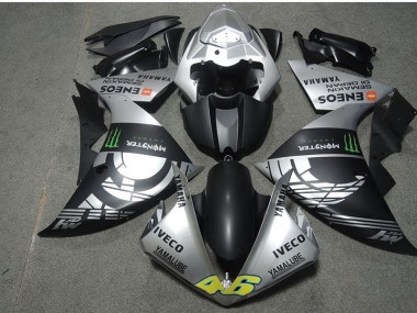 Negro Plata Monster IVECO 46 Carenado Moto Honda CBR 600 RR 07-08