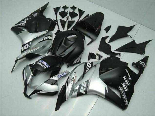 Negro Plata Repsol Carenado Moto Honda CBR 600 RR 09-12