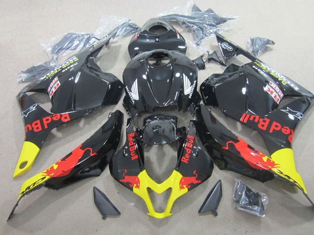 Negro Red Bull ABS Moto Plástica Honda CBR 600 RR 09-12