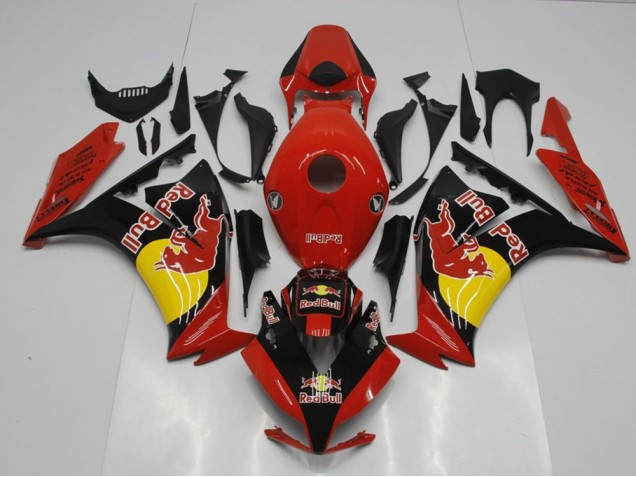 Negro Red Bull Carenado Moto Honda CBR 1000 RR 12-16 Negro Red Bull Carenado Moto Honda CBR 1000 RR 12-16
