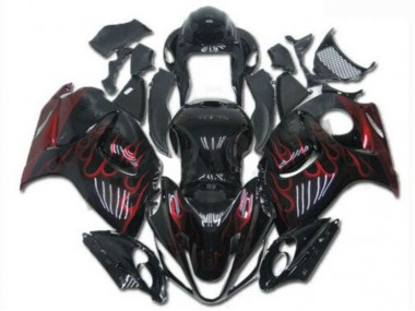Negro Rojo ABS Kits Carenado Moto Suzuki GSXR 1300 Hayabusa 08-19