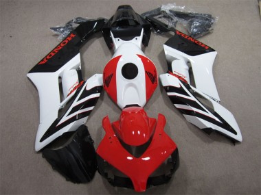 Negro Rojo Blanco Carenado Moto Honda CBR 1000 RR 04-05