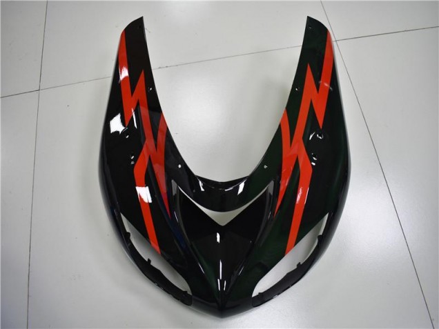 Negro Rojo Carenado Moto Kawasaki ZX10R 06-07