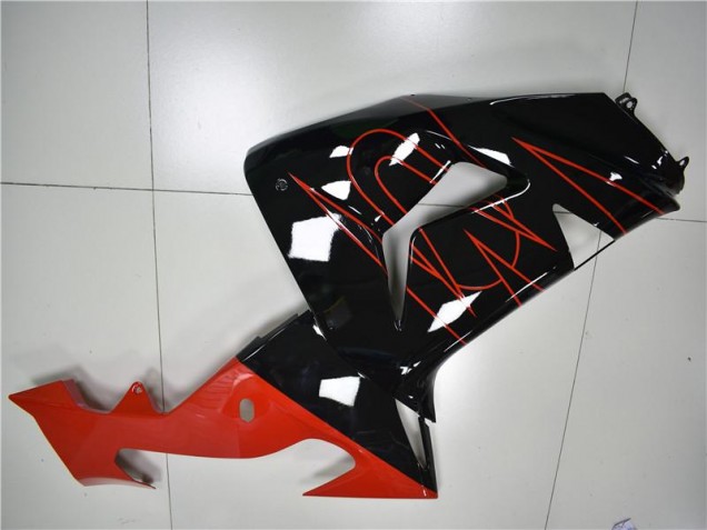 Negro Rojo Carenado Moto Kawasaki ZX10R 06-07