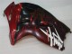 Negro Rojo Llama Carenado Moto Suzuki GSXR 1300 Hayabusa 96-07