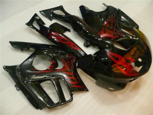 Negro Rojo Llama Carrocería Motocicletas Honda CBR 600 F3 95-98 Negro Rojo Llama Carrocería Motocicletas Honda CBR 600 F3 95-98