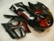 Negro Rojo Llama Carrocería Motocicletas Honda CBR 600 F3 95-98 Negro Rojo Llama Carrocería Motocicletas Honda CBR 600 F3 95-98