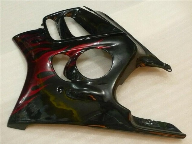Negro Rojo Llama Carrocería Motocicletas Honda CBR 600 F3 95-98 Negro Rojo Llama Carrocería Motocicletas Honda CBR 600 F3 95-98