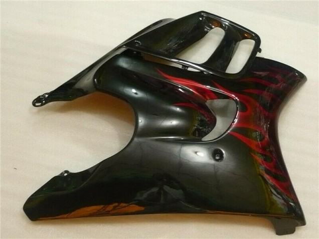 Negro Rojo Llama Carrocería Motocicletas Honda CBR 600 F3 95-98 Negro Rojo Llama Carrocería Motocicletas Honda CBR 600 F3 95-98
