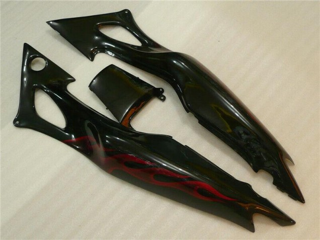Negro Rojo Llama Carrocería Motocicletas Honda CBR 600 F3 95-98 Negro Rojo Llama Carrocería Motocicletas Honda CBR 600 F3 95-98