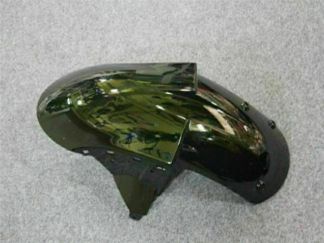 Negro Rojo Llama Kit Carenado Moto Kawasaki ZX6R 07-08