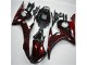 Negro Rojo Llama Plástico Moto Yamaha R6 03-05
