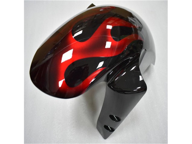 Negro Rojo Llama Plástico Moto Yamaha R6 03-05