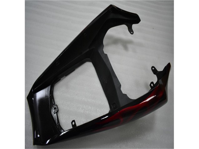 Negro Rojo Llama Plástico Moto Yamaha R6 03-05