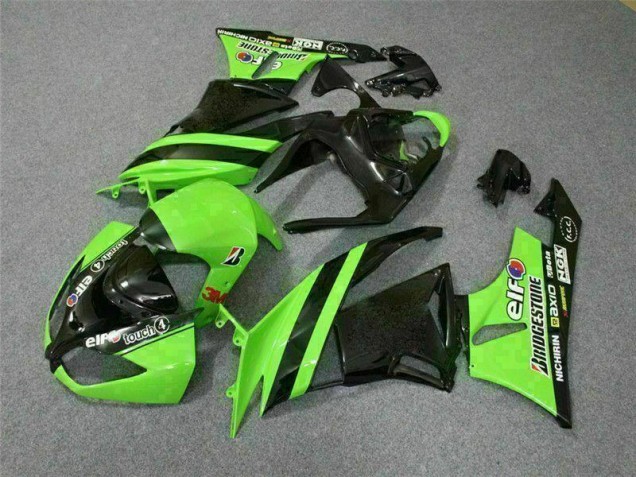 Negro Verde 3M Touch4 Carenado Moto Kawasaki ZX6R 09-12