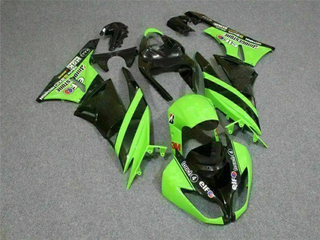 Negro Verde 3M Touch4 Carenado Moto Kawasaki ZX6R 09-12