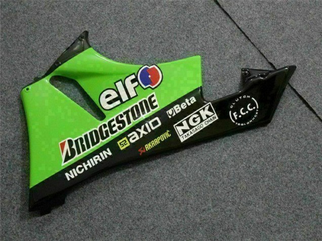 Negro Verde 3M Touch4 Carenado Moto Kawasaki ZX6R 09-12