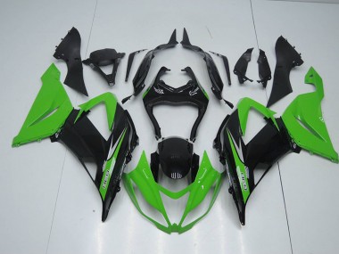 Negro Verde 636 Carenado Moto Kawasaki ZX6R 13-18