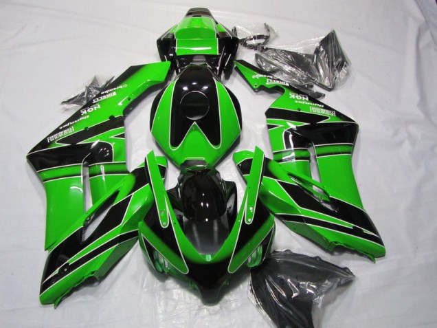 Negro Verde Carenado Moto Honda CBR 1000 RR 04-05