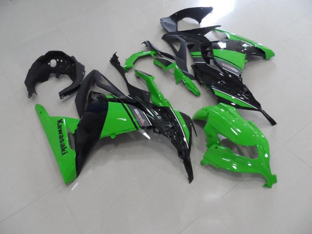 Negro Verde Carrocería Motocicletas Kawasaki ZX 300R 13-16 Negro Verde Carrocería Motocicletas Kawasaki ZX 300R 13-16