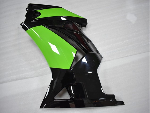Negro Verde Kit Completo Carenado Moto Kawasaki EX250 08-12 Negro Verde Kit Completo Carenado Moto Kawasaki EX250 08-12