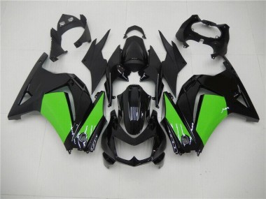 Negro Verde Kit Completo Carenado Moto Kawasaki EX250 08-12