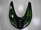 Negro Verde Llama Carenado Moto Kawasaki ZX10R 06-07 Negro Verde Llama Carenado Moto Kawasaki ZX10R 06-07