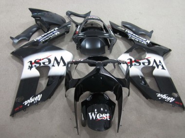 Negro West Ninja 636 Carenado Moto Kawasaki ZX6R 03-04
