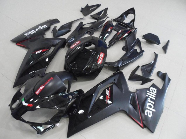 Negro y Negro mate Carenado Moto Aprilia RS 125 06-11