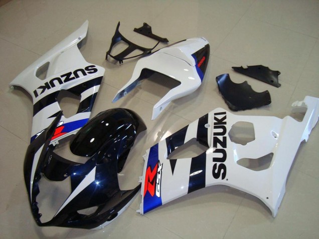 Oscuro Azul Blanco Carenado Moto Suzuki GSXR 1000 K3 03-04 Oscuro Azul Blanco Carenado Moto Suzuki GSXR 1000 K3 03-04