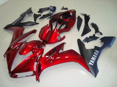 Oscuro Rojo Carenado Moto Yamaha R1 04-06