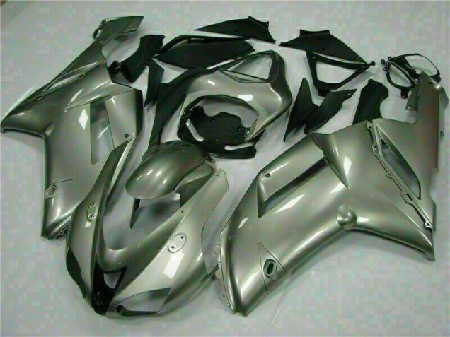 Plata ABS Kits Carenado Moto Kawasaki ZX6R 07-08 Plata ABS Kits Carenado Moto Kawasaki ZX6R 07-08