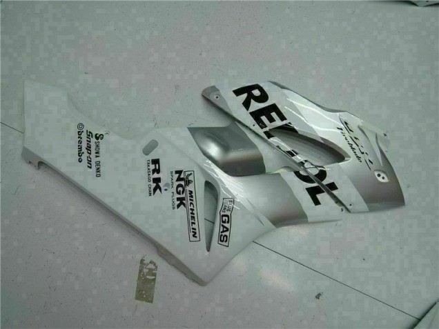 Plata Blanco Repsol Carrocería Motocicletas Honda CBR 1000 RR 04-05 Plata Blanco Repsol Carrocería Motocicletas Honda CBR 1000 RR 04-05