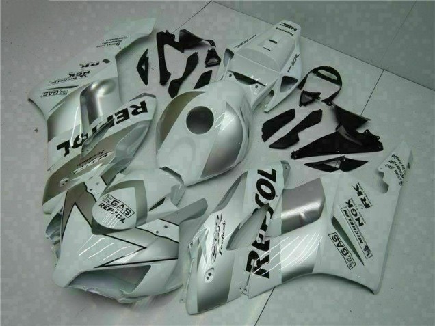 Plata Blanco Repsol Carrocería Motocicletas Honda CBR 1000 RR 04-05 Plata Blanco Repsol Carrocería Motocicletas Honda CBR 1000 RR 04-05