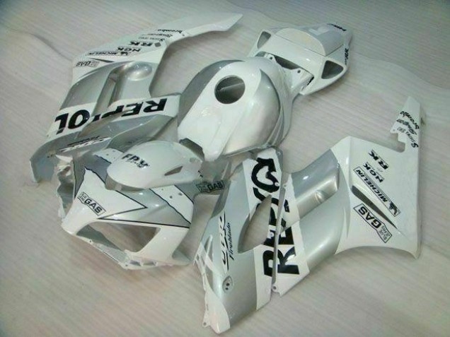 Plata Blanco Repsol Kit Carenado ABS Completo Honda CBR 1000 RR 04-05 Plata Blanco Repsol Kit Carenado ABS Completo Honda CBR 1000 RR 04-05
