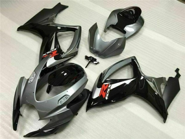 Plata Gris ABS Moto Plástico Suzuki GSXR 600 / 750 K6 06-07 Plata Gris ABS Moto Plástico Suzuki GSXR 600 / 750 K6 06-07