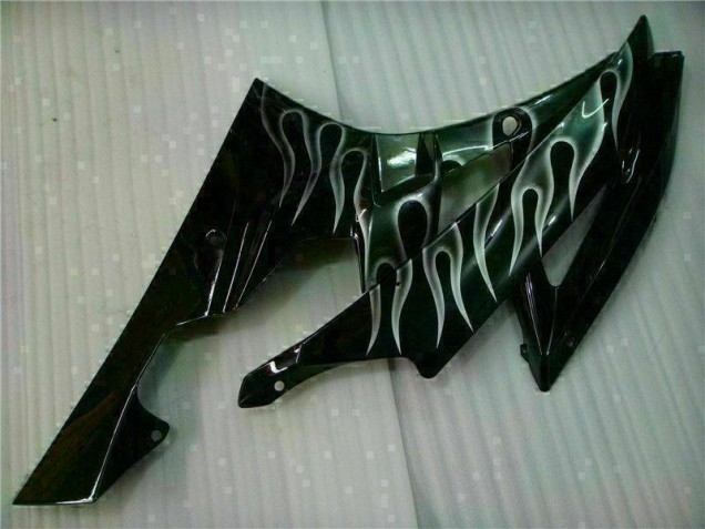 Plata Llama Negro Carenado Moto Yamaha R6 06-07