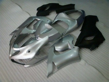 Plata Negro Carenado Moto Kawasaki ZX6R 05-06