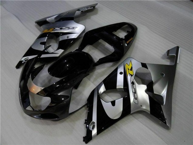 Plata Negro Carenado Moto Suzuki GSXR 1000 K1 00-02