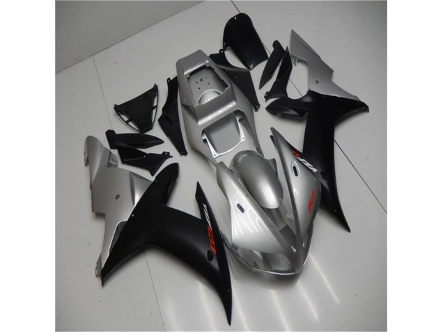 Plata Negro Plástica Moto Yamaha R1 02-03