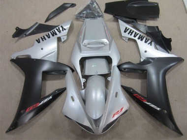 Plata Negro Plástico Moto Yamaha R1 02-03