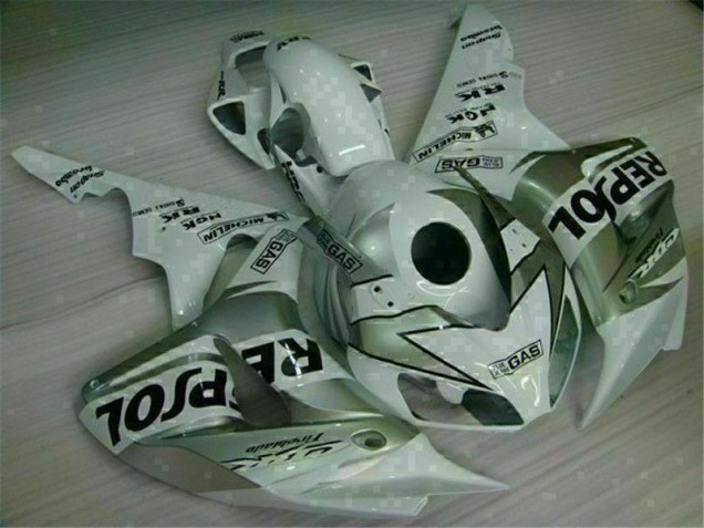 Plata Repsol Kit ABS Carenado Motocicleta Honda CBR 1000 RR 04-05 Plata Repsol Kit ABS Carenado Motocicleta Honda CBR 1000 RR 04-05