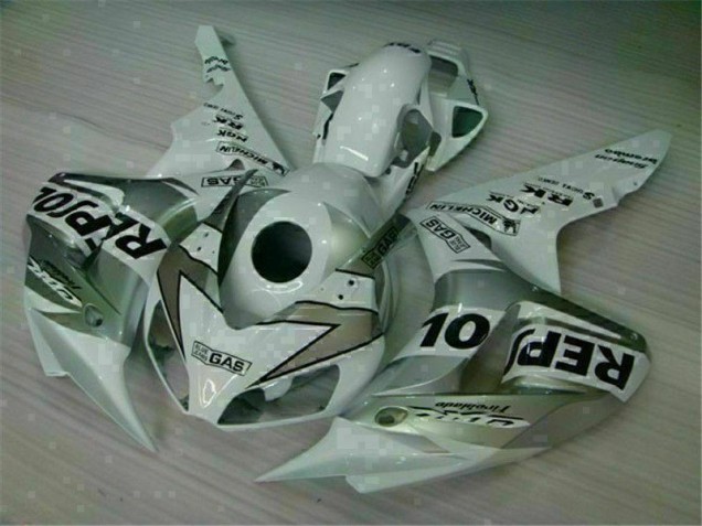 Plata Repsol Kit ABS Carenado Motocicleta Honda CBR 1000 RR 04-05 Plata Repsol Kit ABS Carenado Motocicleta Honda CBR 1000 RR 04-05