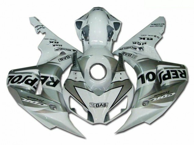Plata Repsol Kit ABS Carenado Motocicleta Honda CBR 1000 RR 04-05 Plata Repsol Kit ABS Carenado Motocicleta Honda CBR 1000 RR 04-05