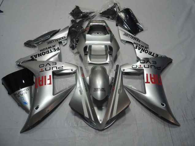 Plata Rojo Fiat Carenado Moto Honda CBR 1000 RR 04-05