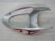 Plata Rojo Llamas Carenado Moto Kawasaki ZX6R 05-06 Plata Rojo Llamas Carenado Moto Kawasaki ZX6R 05-06