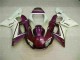 Púrpura Blanco Carenado Moto Yamaha R6 98-02