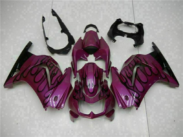 Púrpura Carenado Moto Kawasaki EX250 08-12 Púrpura Carenado Moto Kawasaki EX250 08-12