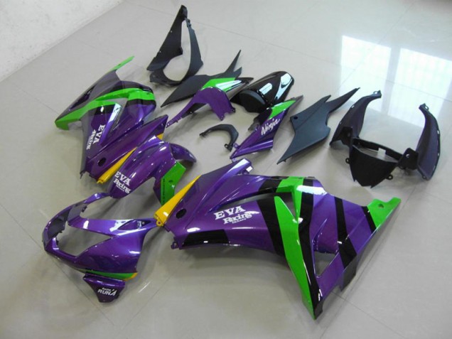 Púrpura EVA Racing Carenado Moto Kawasaki ZX 250R 08-12 Púrpura EVA Racing Carenado Moto Kawasaki ZX 250R 08-12