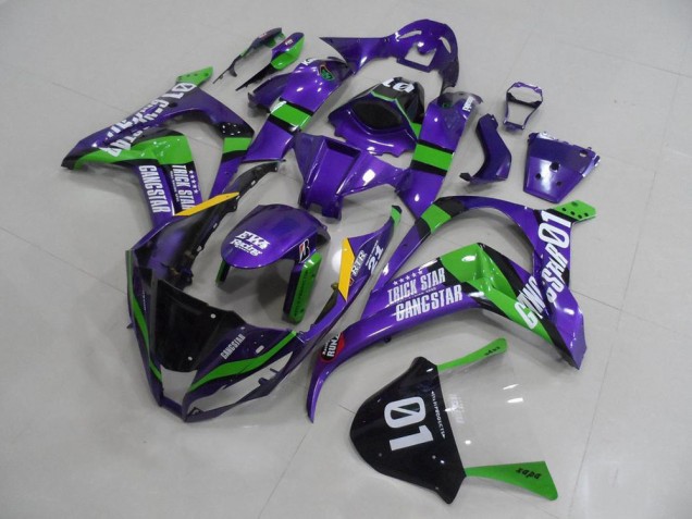 Púrpura Eva Carenado Moto Kawasaki ZX10R 11-15 Púrpura Eva Carenado Moto Kawasaki ZX10R 11-15